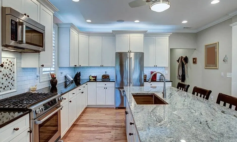 Stylish granite kitchen countertops in Lucknow