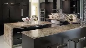 Granite kitchen top designs for homes