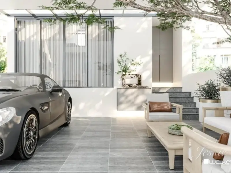 Granite parking villa parking stone designs